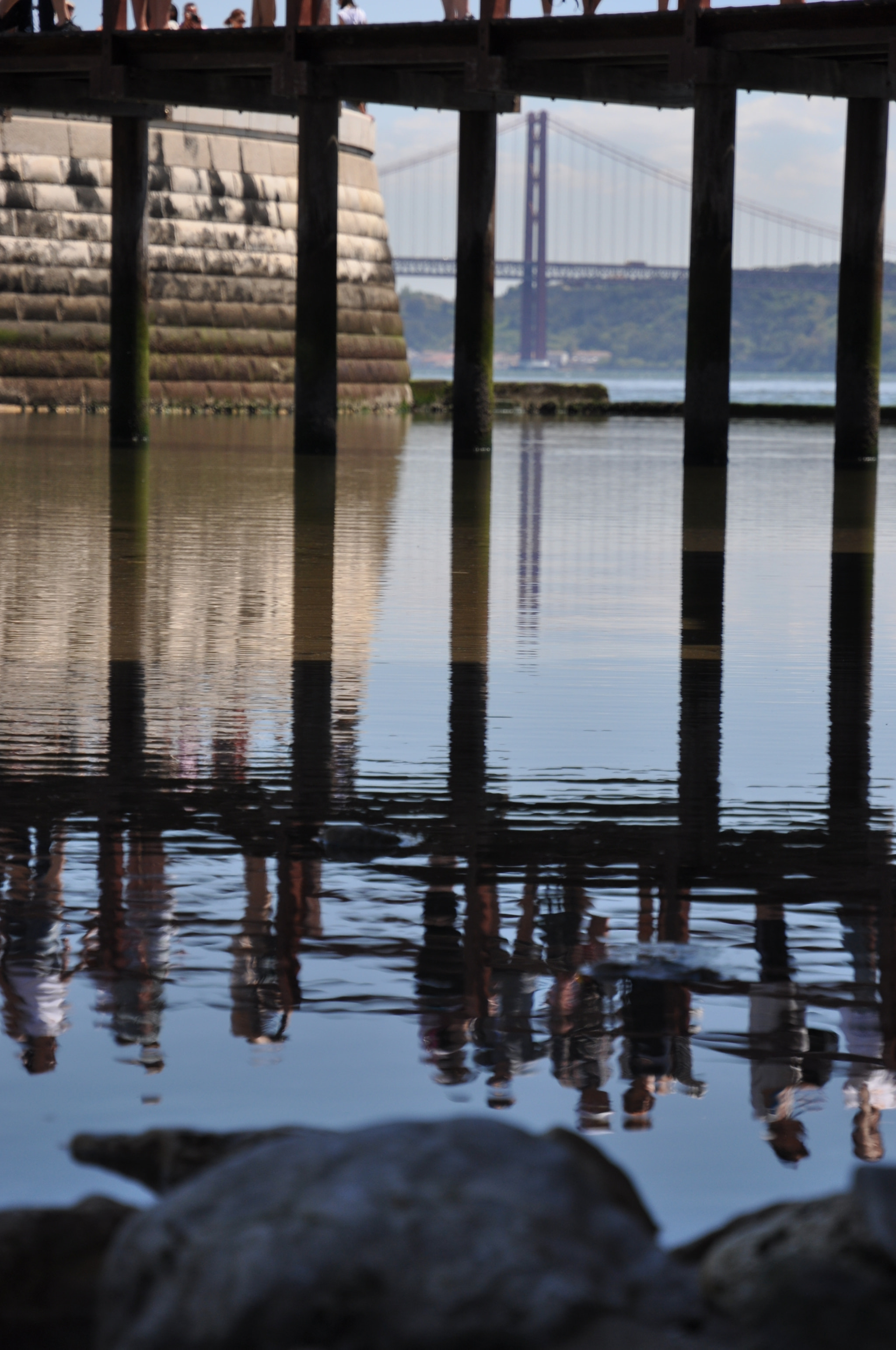Nikon D90 sample photo. Vue sur le pont du 25 avril photography
