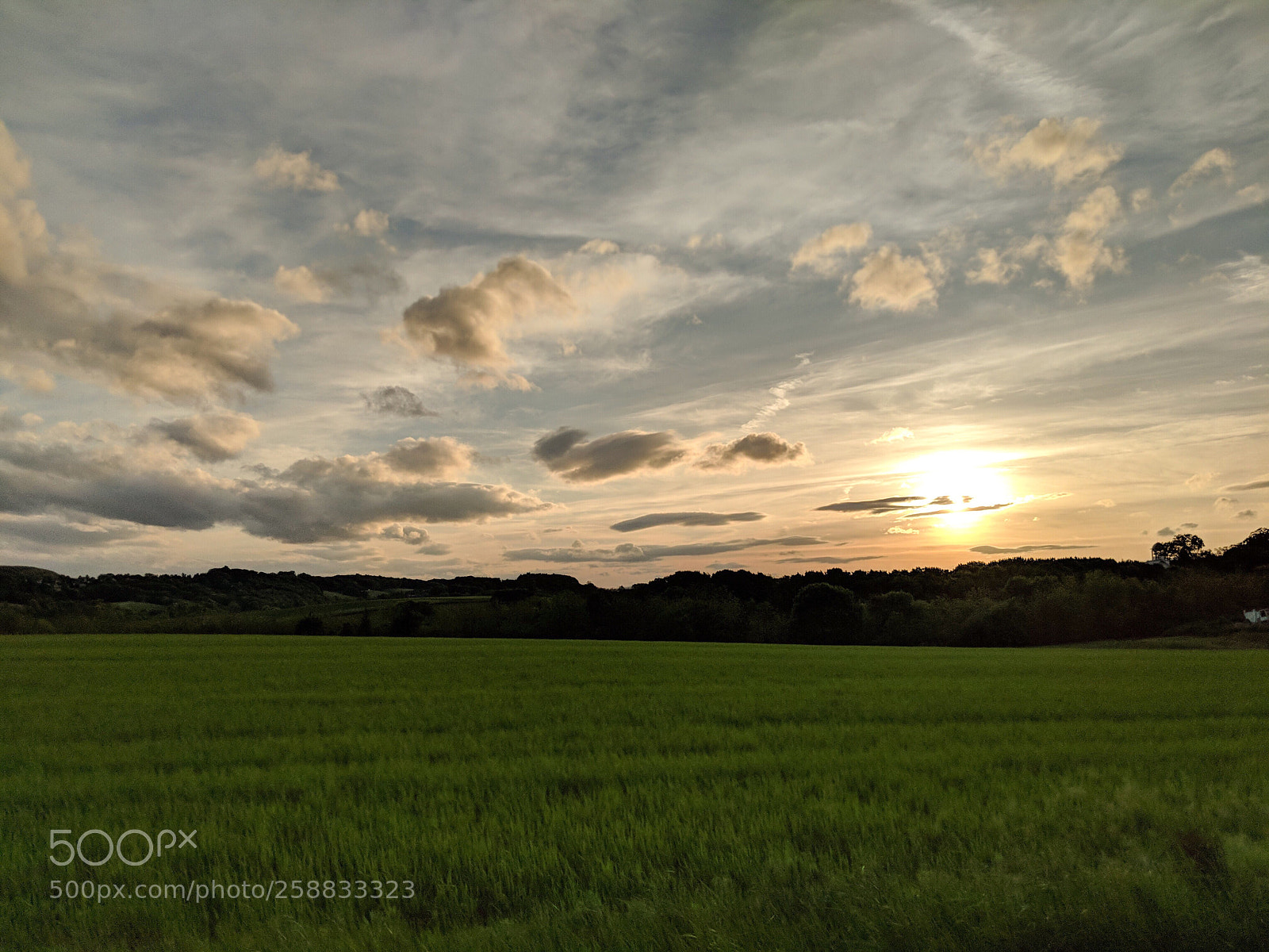 Google Pixel 2 sample photo. Horizon sunset photography