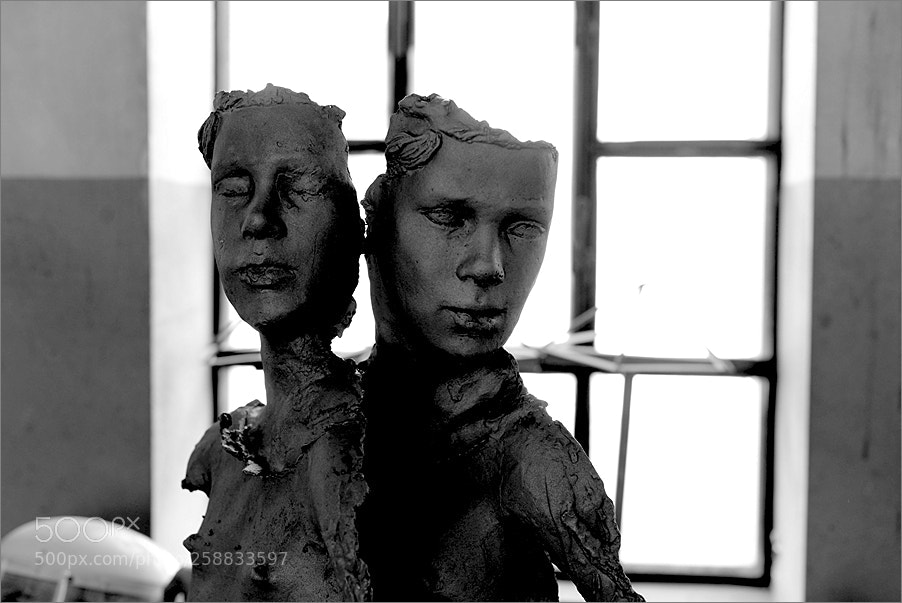 Nikon D610 sample photo. In the sculpture studio photography