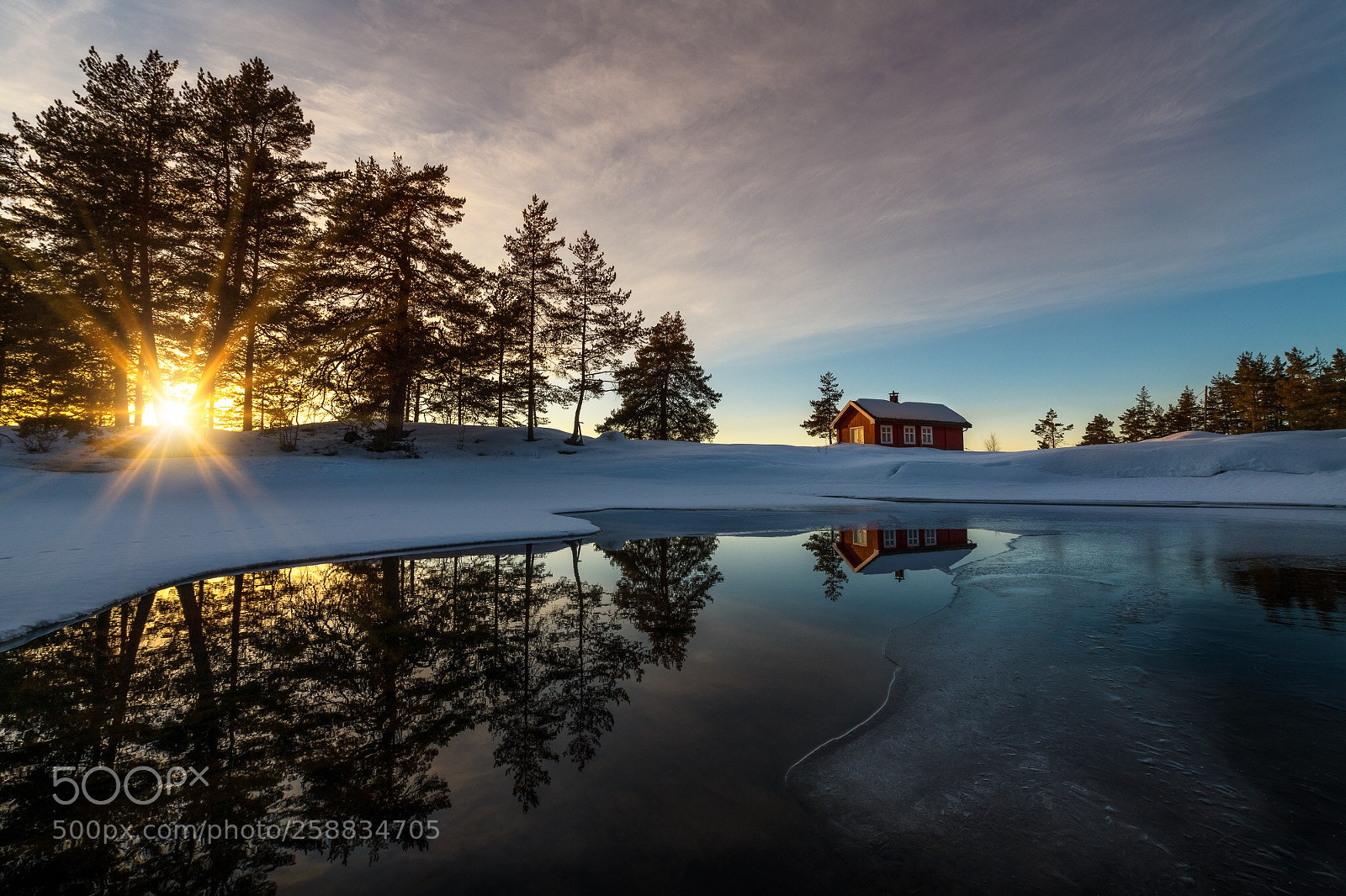 Nikon D850 sample photo. The red cabin photography
