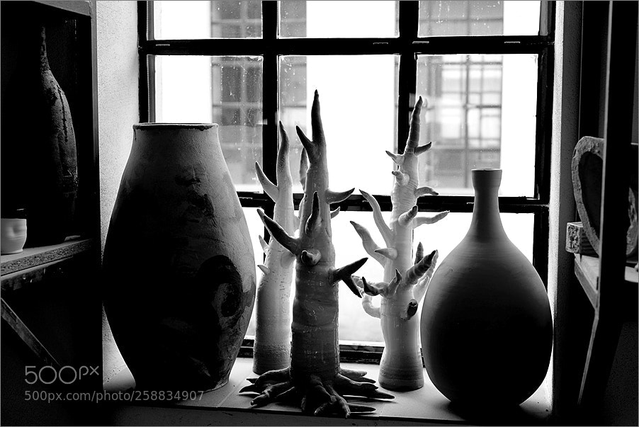 Nikon D610 sample photo. In the sculpture studio photography