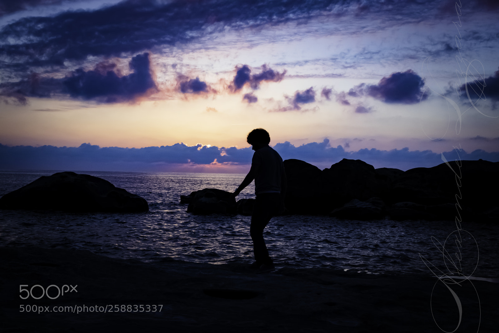 Canon EOS 750D (EOS Rebel T6i / EOS Kiss X8i) sample photo. Sunset man photography
