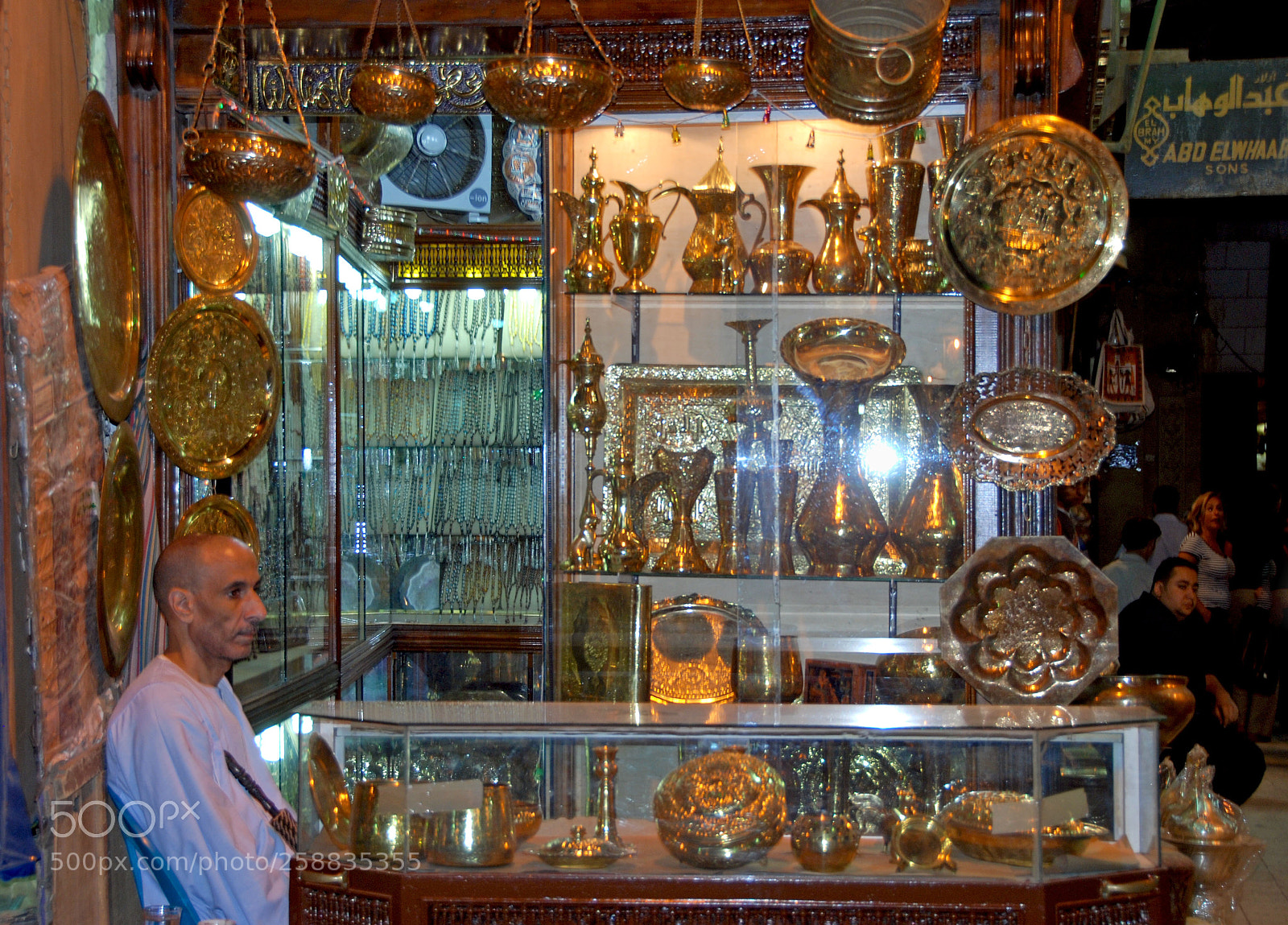 Nikon D80 sample photo. Cairo market photography