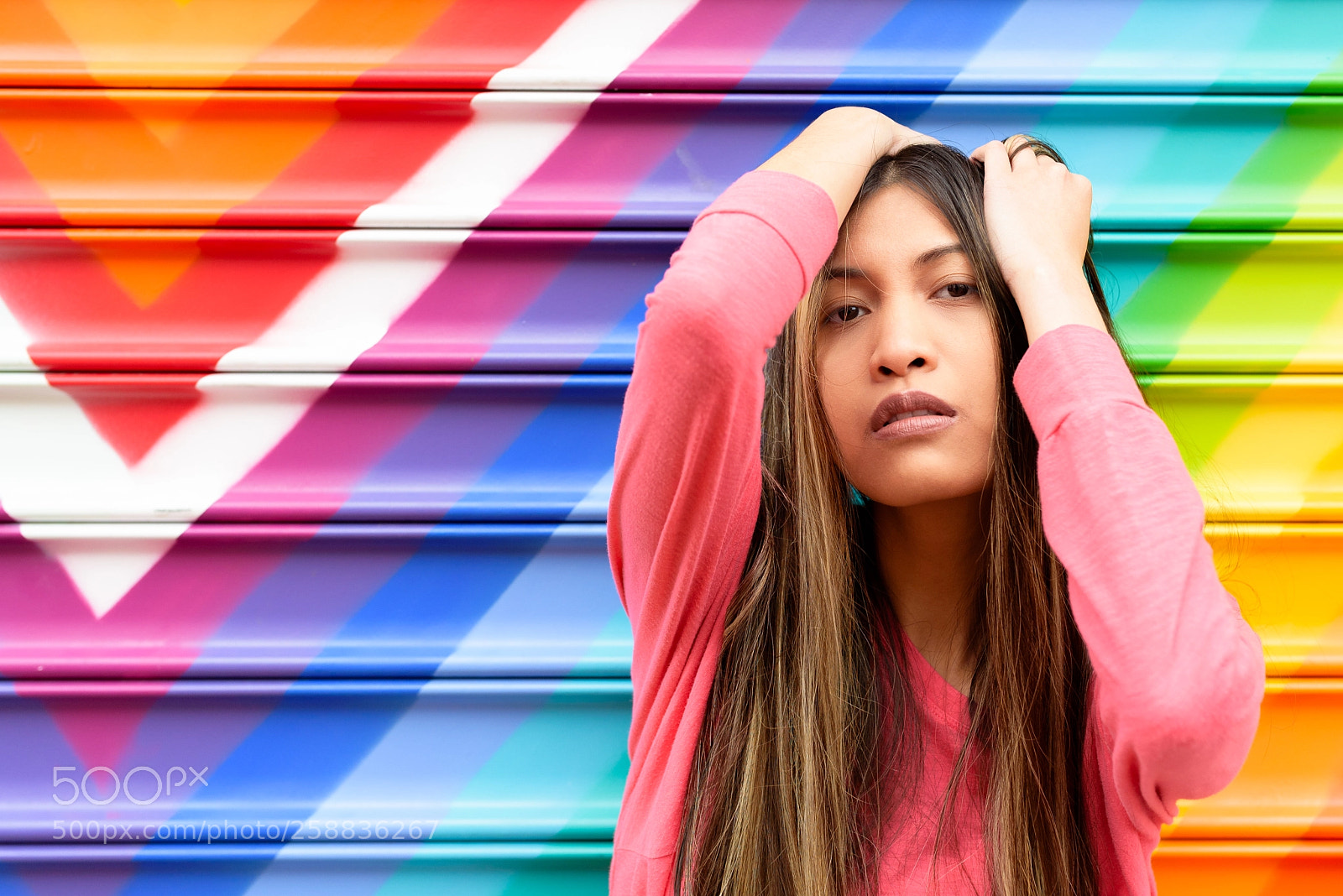 Nikon D750 sample photo. She's like a rainbow photography