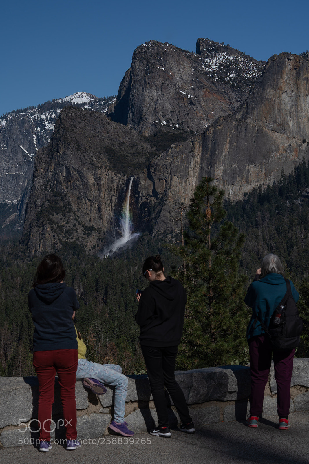 Sony a7R III sample photo. Bridalveil falls rainbow photography