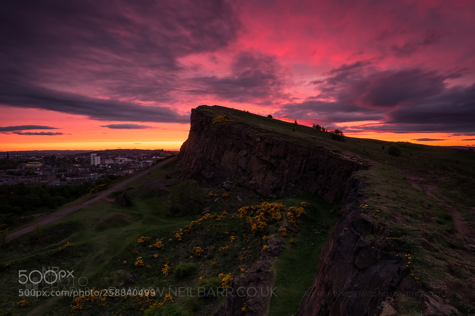 Canon EOS 6D sample photo. Salisbury crags photography