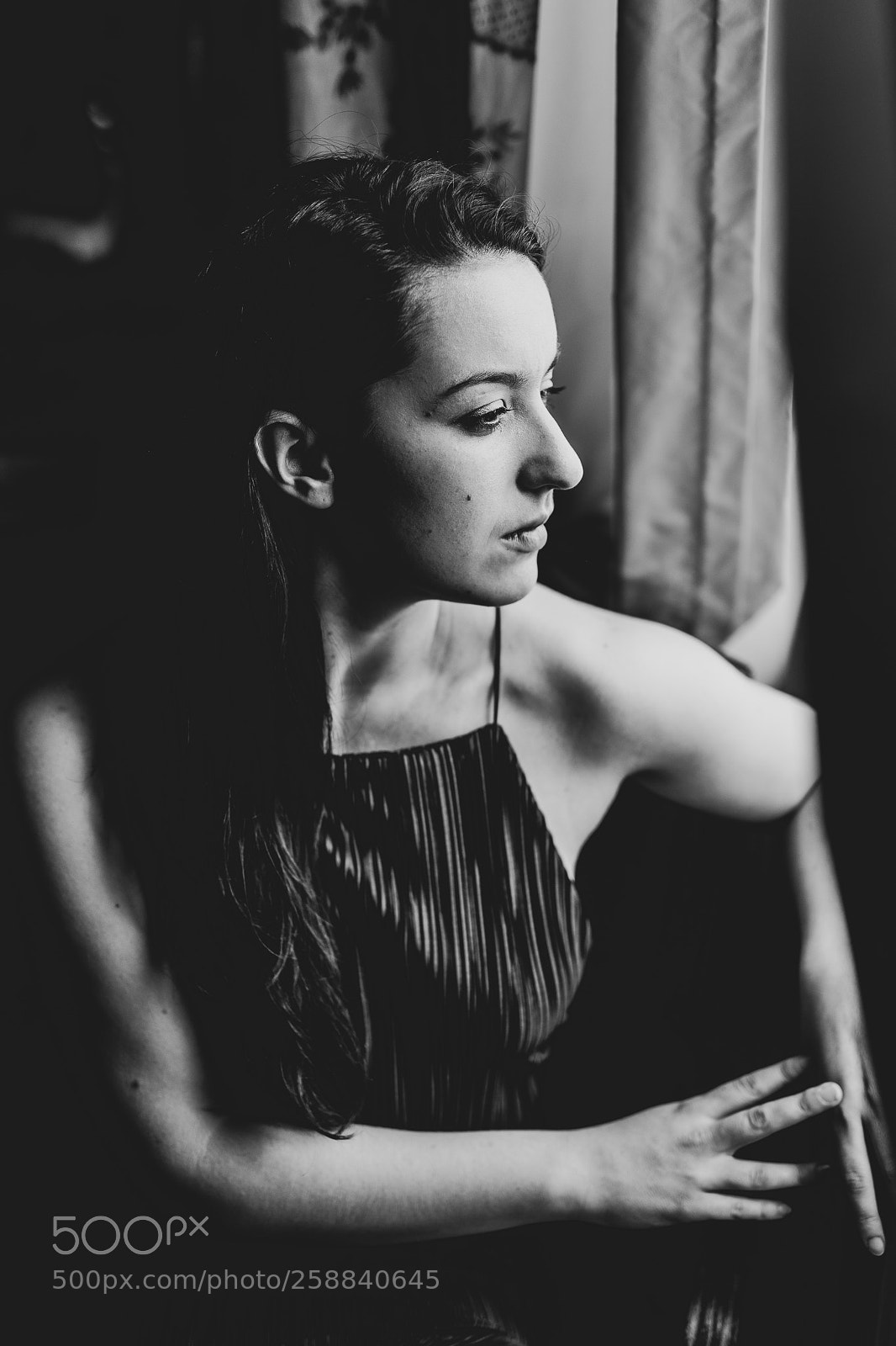 Canon EOS 6D sample photo. Mat b&w portrait photography
