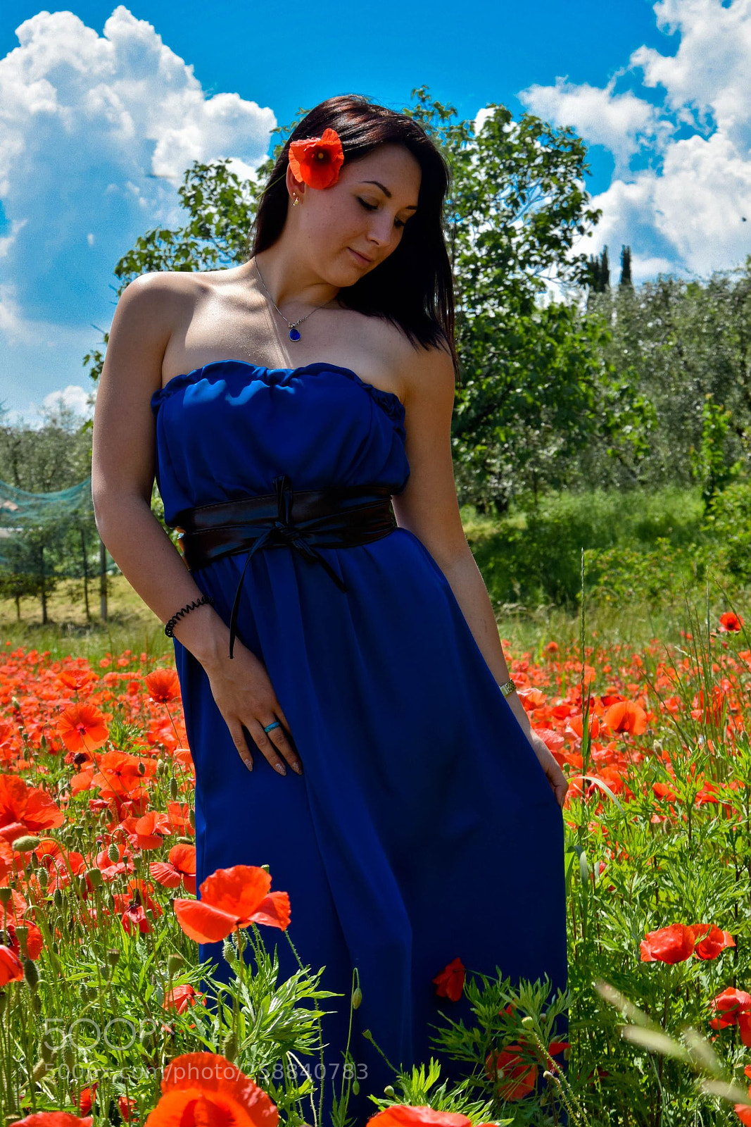 Nikon D5300 sample photo. Girl and flowers photography
