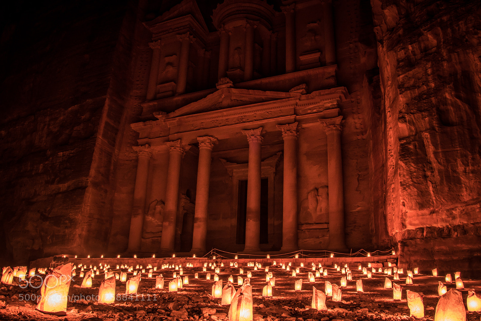 Nikon D5500 sample photo. Petra by night photography