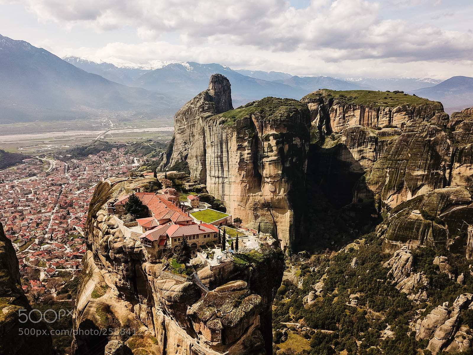 DJI FC220 sample photo. Meteora photography