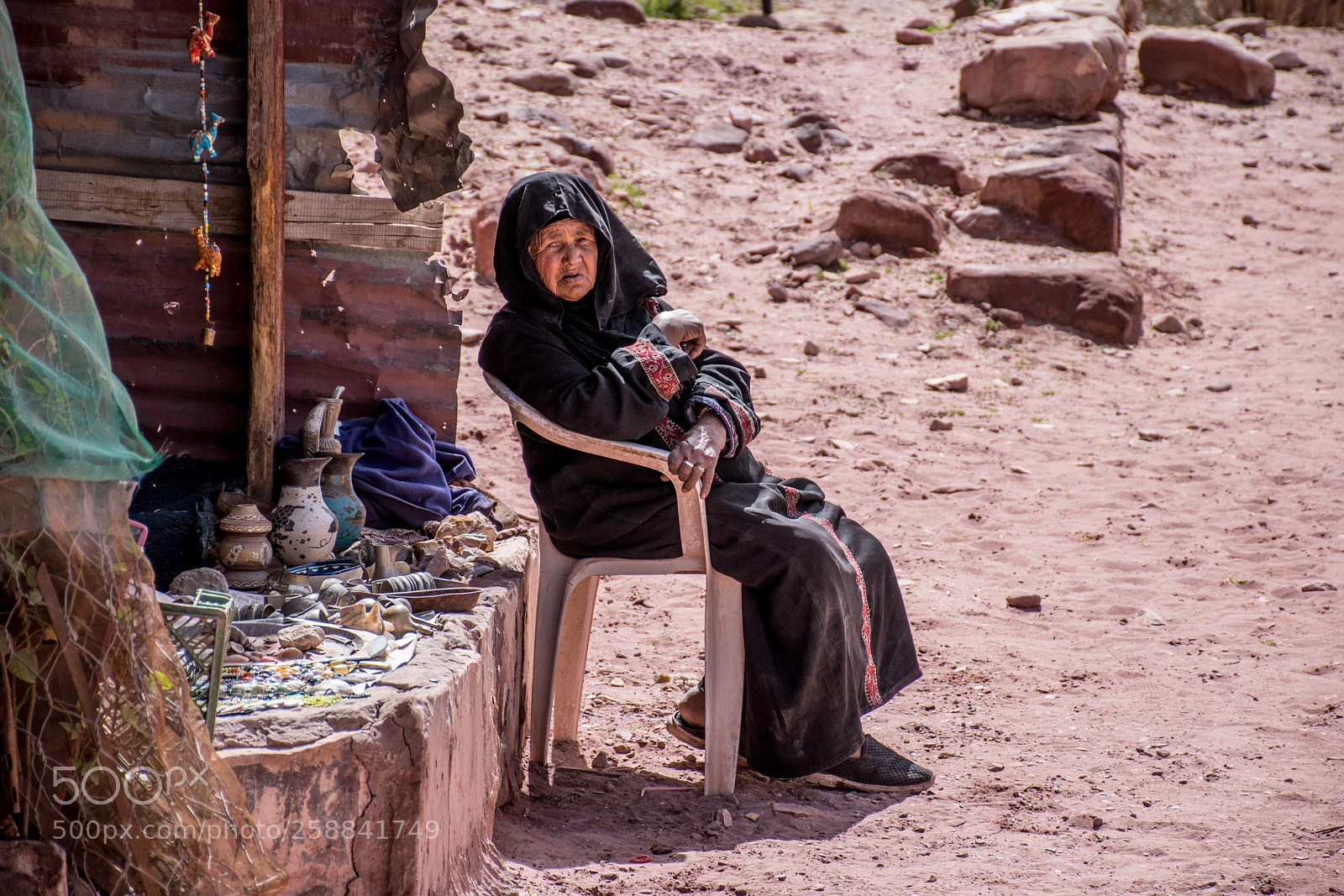 Nikon D5500 sample photo. Beduin woman photography