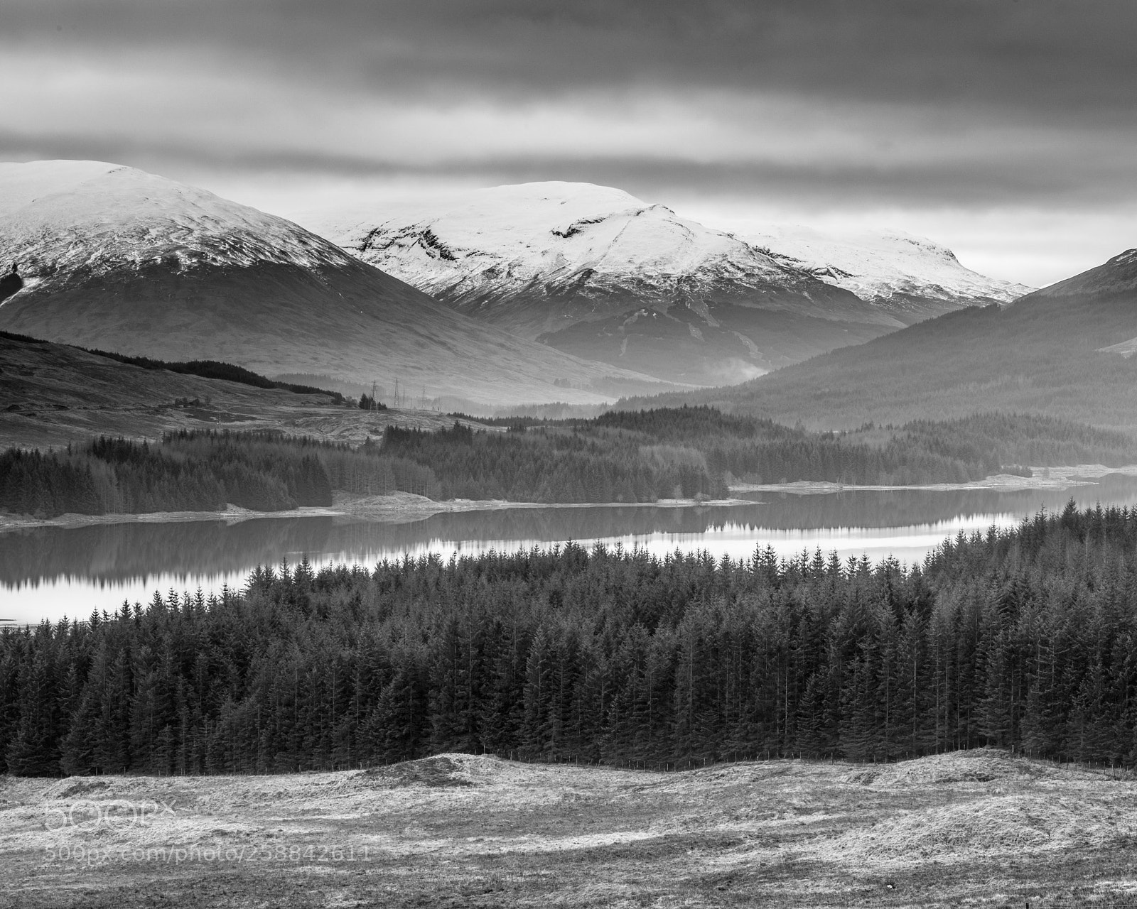 Nikon D810 sample photo. Loch tulla view #1 photography