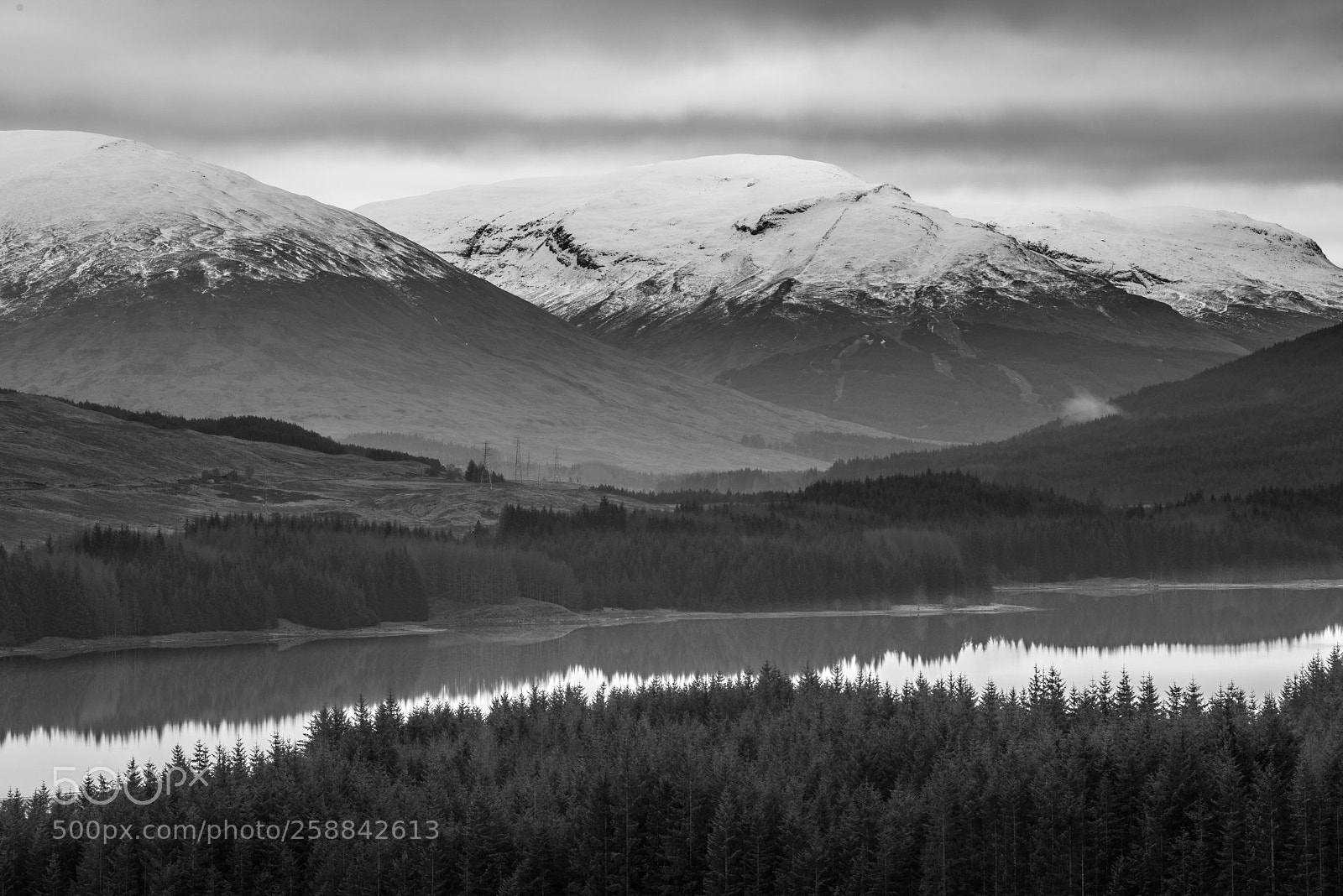 Nikon D810 sample photo. Loch tulla view #2 photography