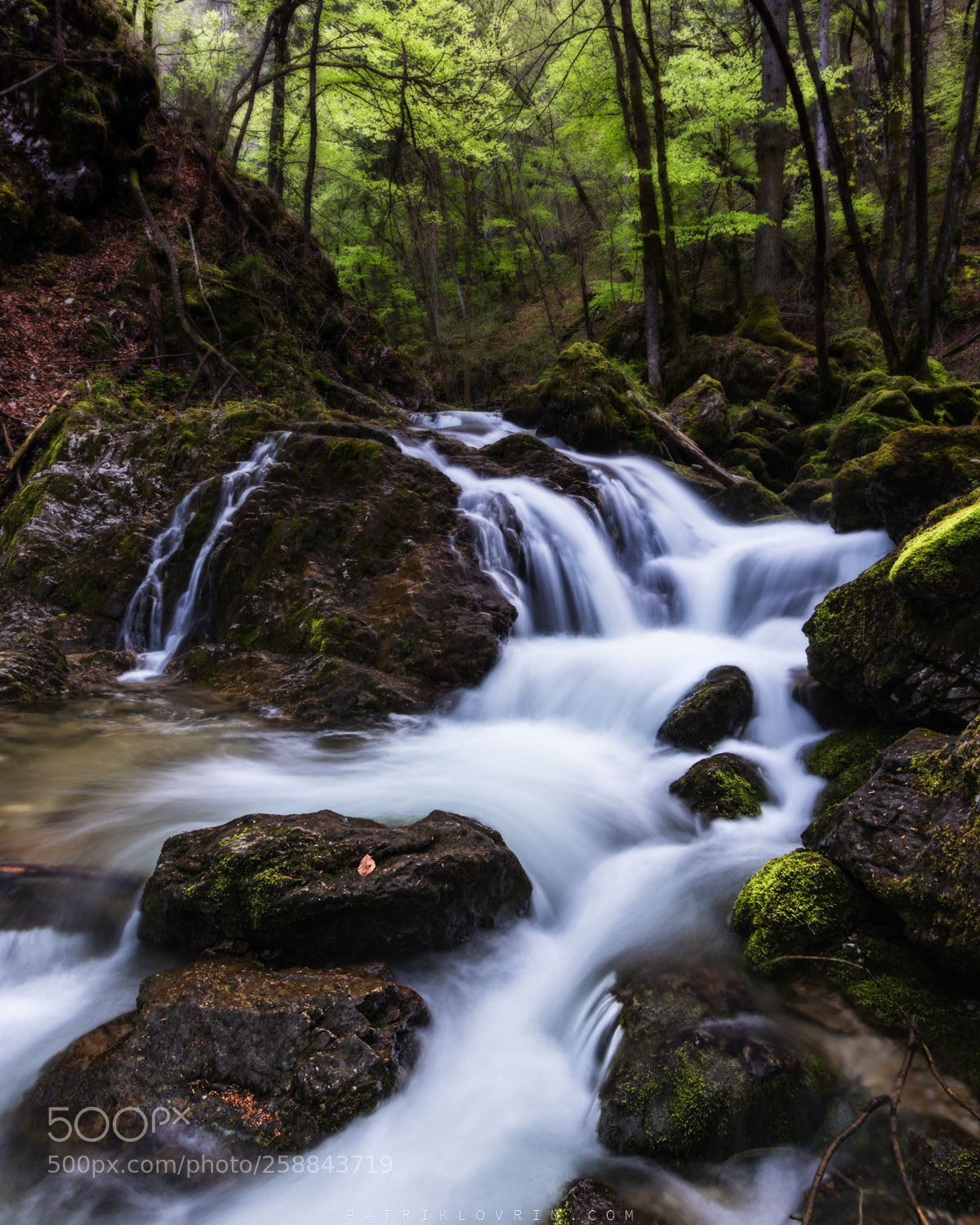 Canon EOS 80D sample photo. Magical waterfall in gorge photography