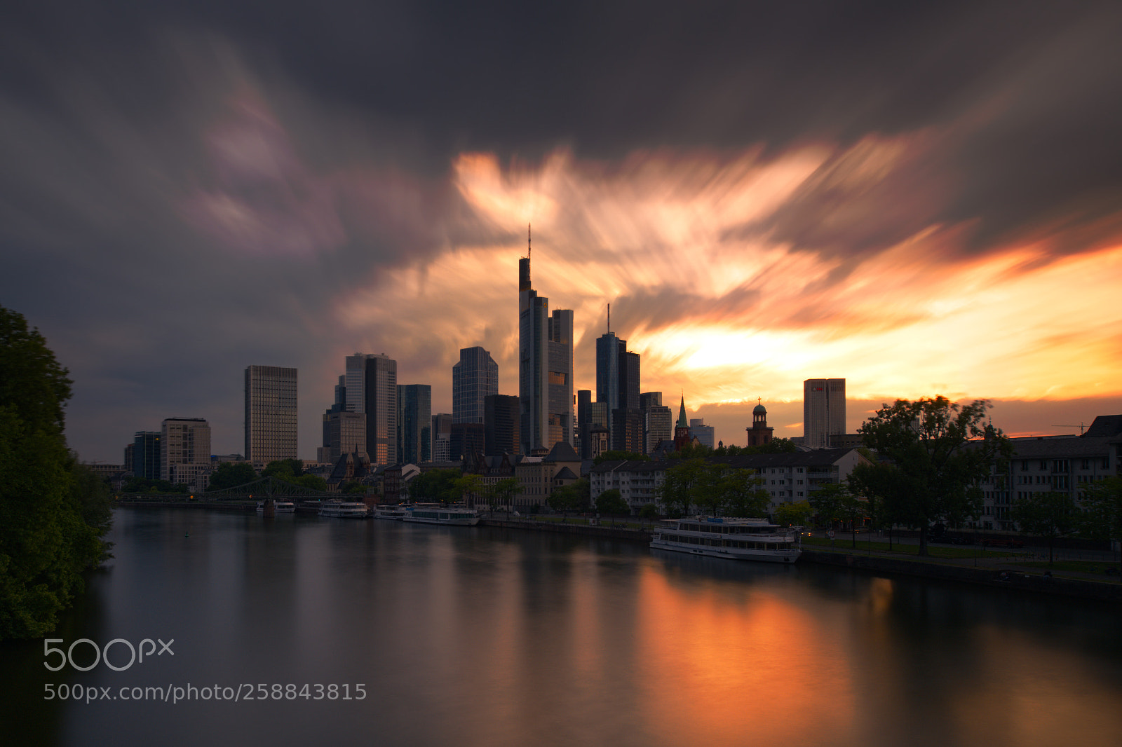 Nikon D850 sample photo. Frankfurt am main long photography