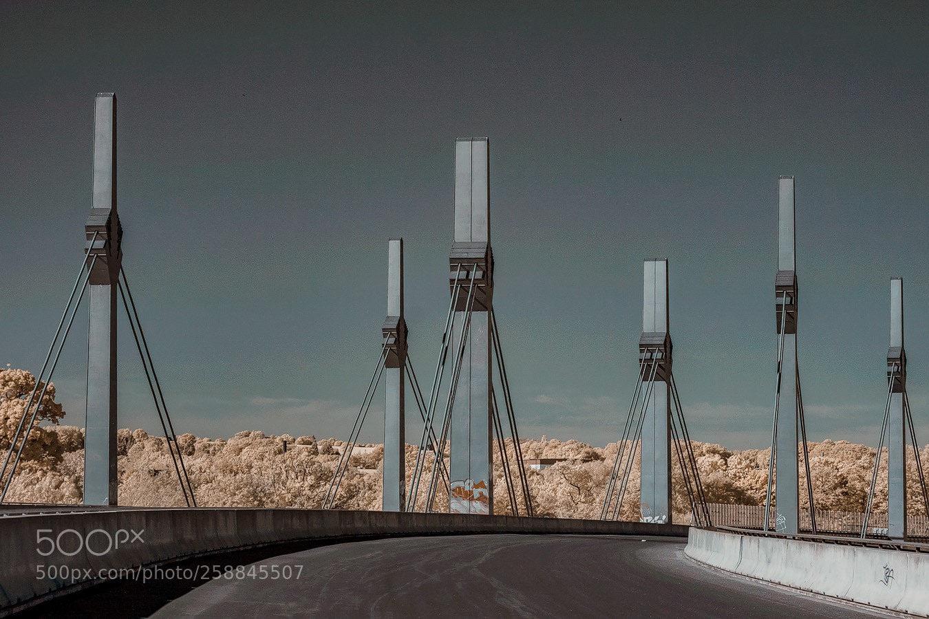 Canon EOS 50D sample photo. Werre-brücke - infrared-photography photography