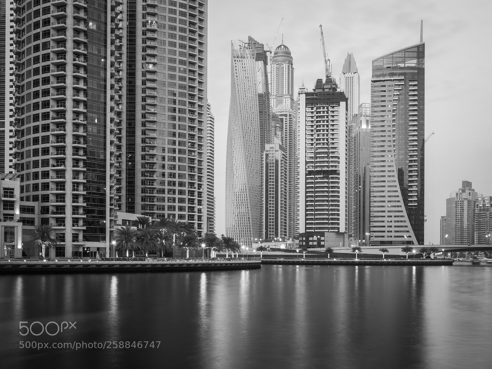 Olympus OM-D E-M10 sample photo. Skyscrapers at dubai marina photography