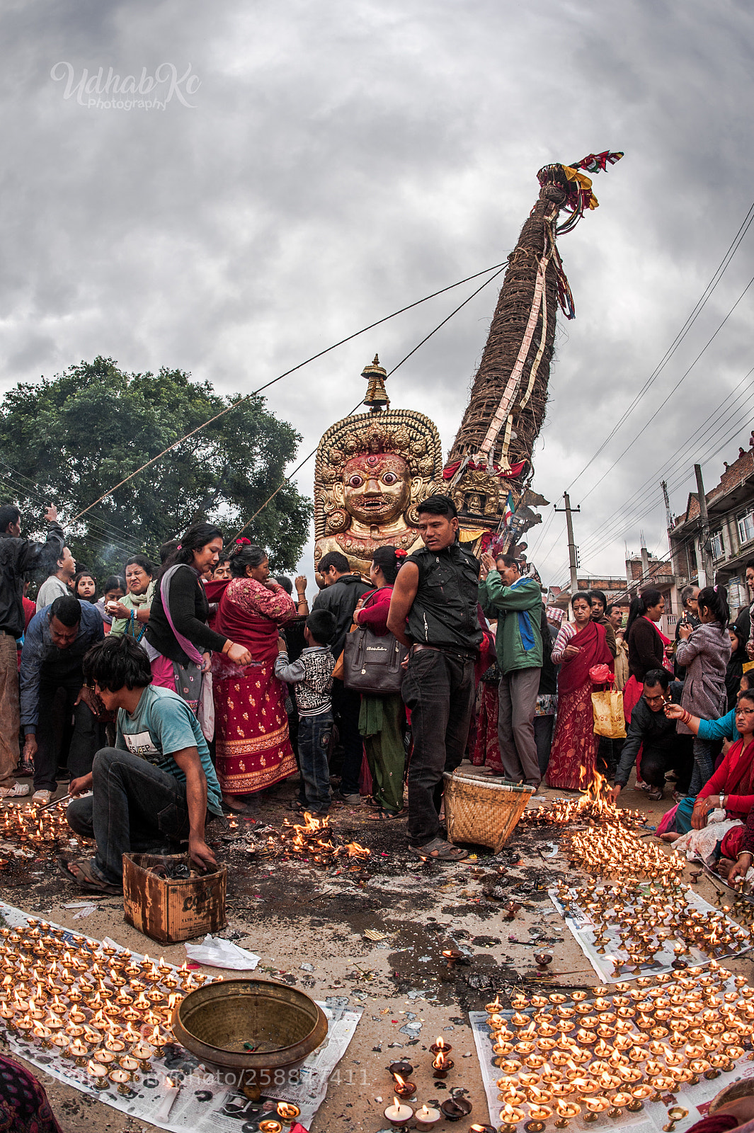 Nikon D700 sample photo. Machhindranath festival photography