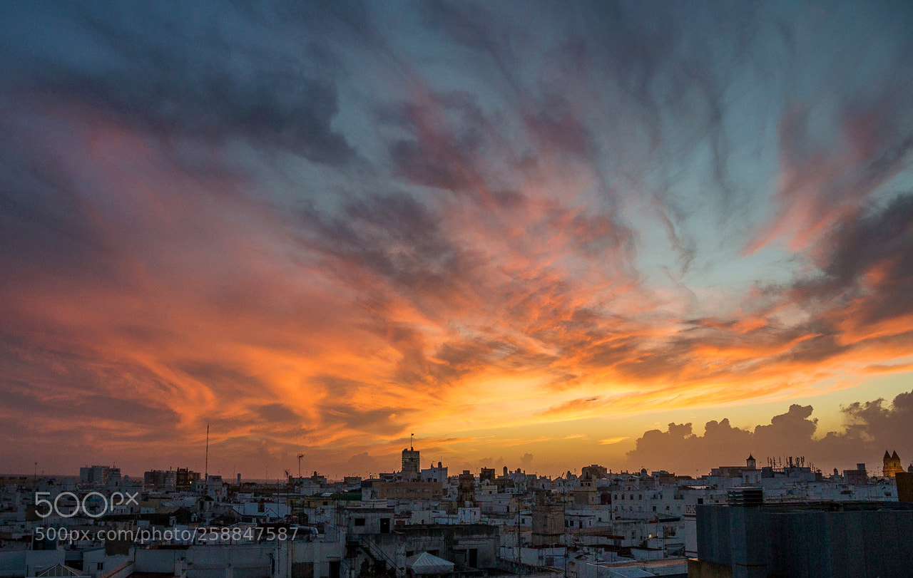 Sony SLT-A77 sample photo. Burning sky photography