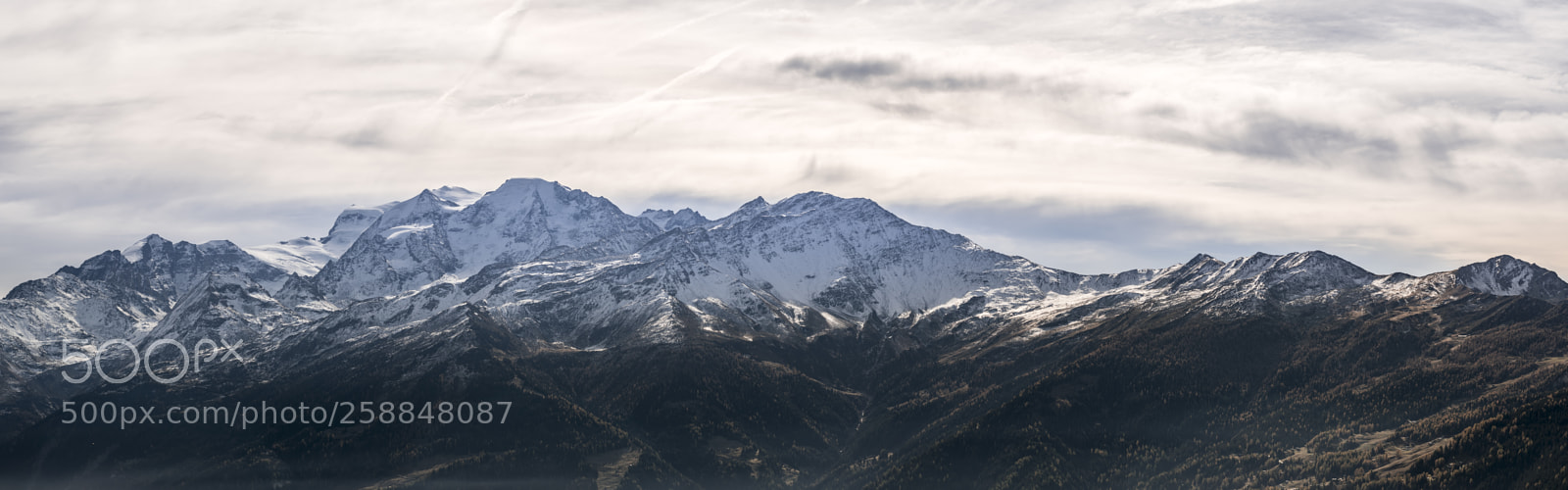 Nikon D750 sample photo. Grand combin panorama photography