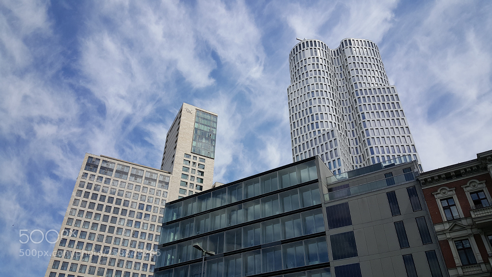 Samsung Galaxy S6 sample photo. Tall buildings in berlin photography