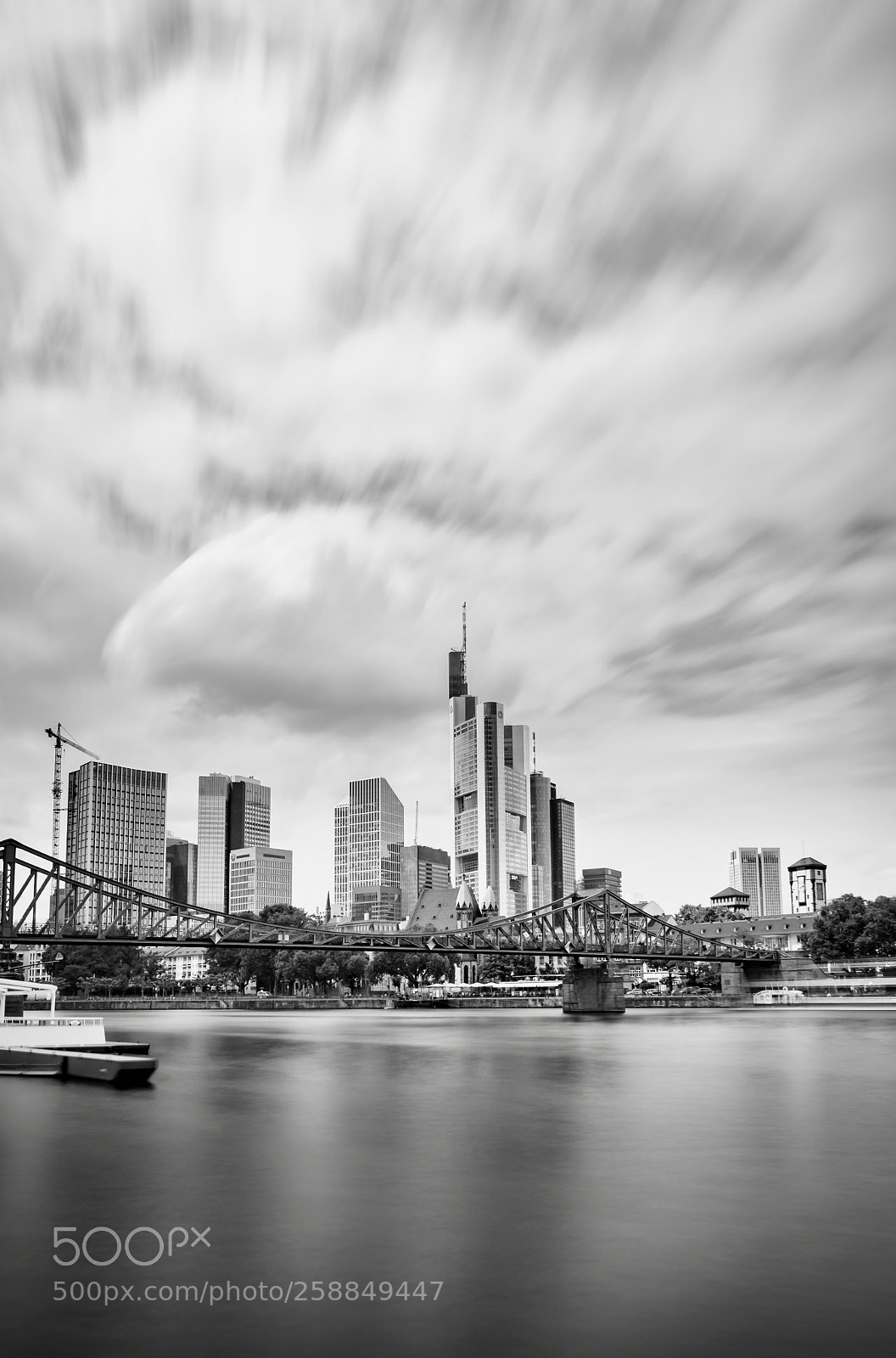 Sony a6300 sample photo. Frankfurt skyline photography