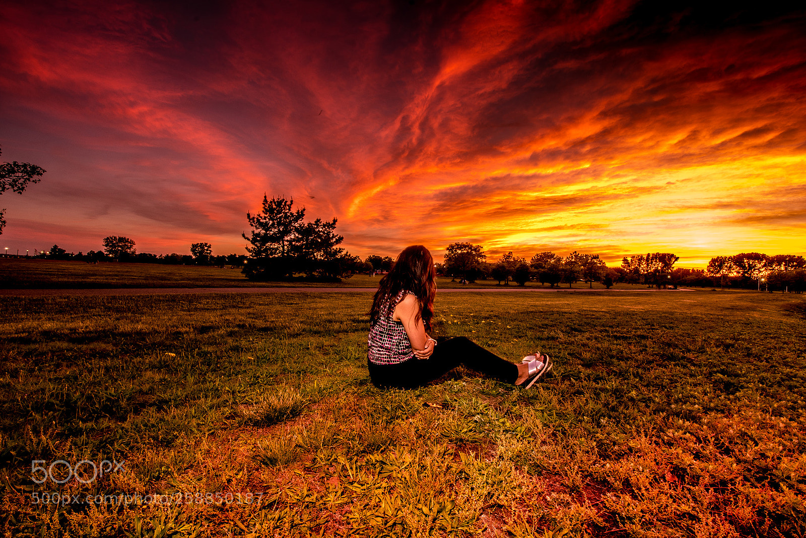 Nikon D500 sample photo. The blood red sky photography