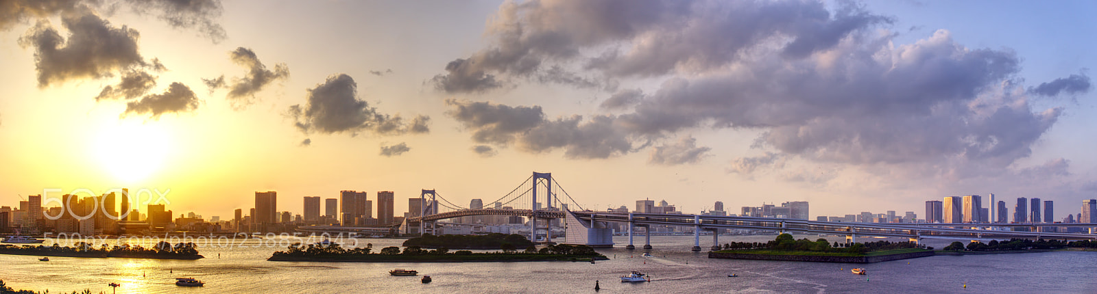 Sony a6000 sample photo. Tokyo bay sunset photography