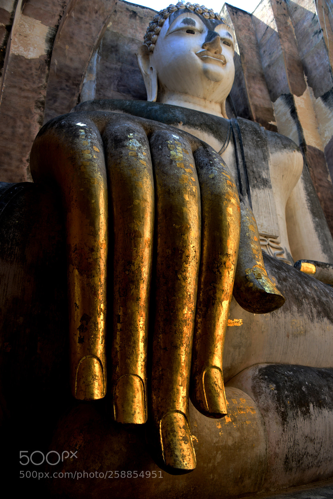 Nikon D800 sample photo. Buddha in the wat photography