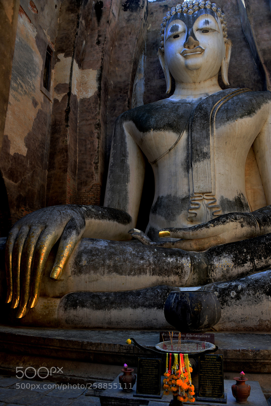 Nikon D800 sample photo. Buddha in the wat photography