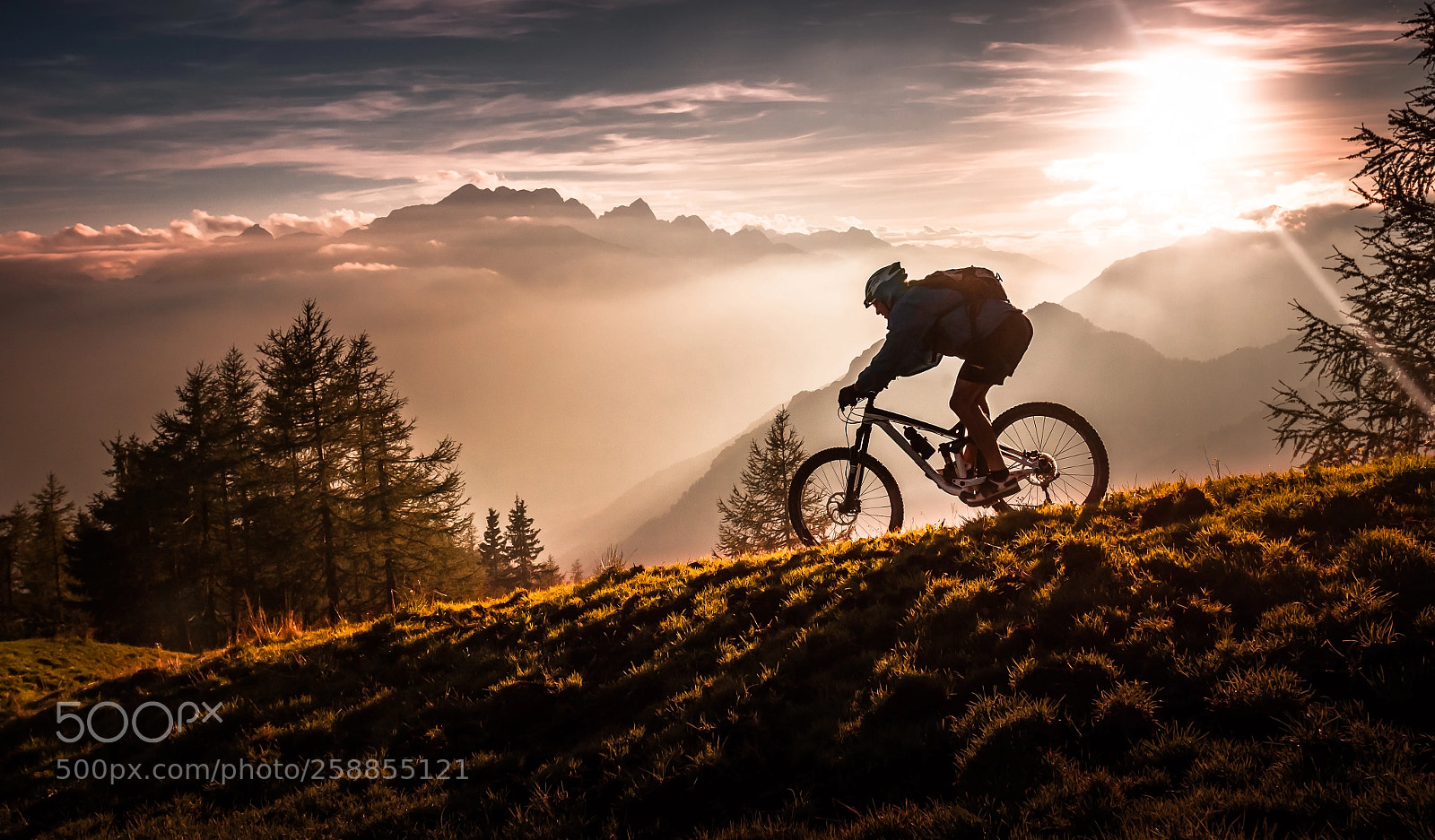 Canon EOS 7D sample photo. Golden hour biking photography