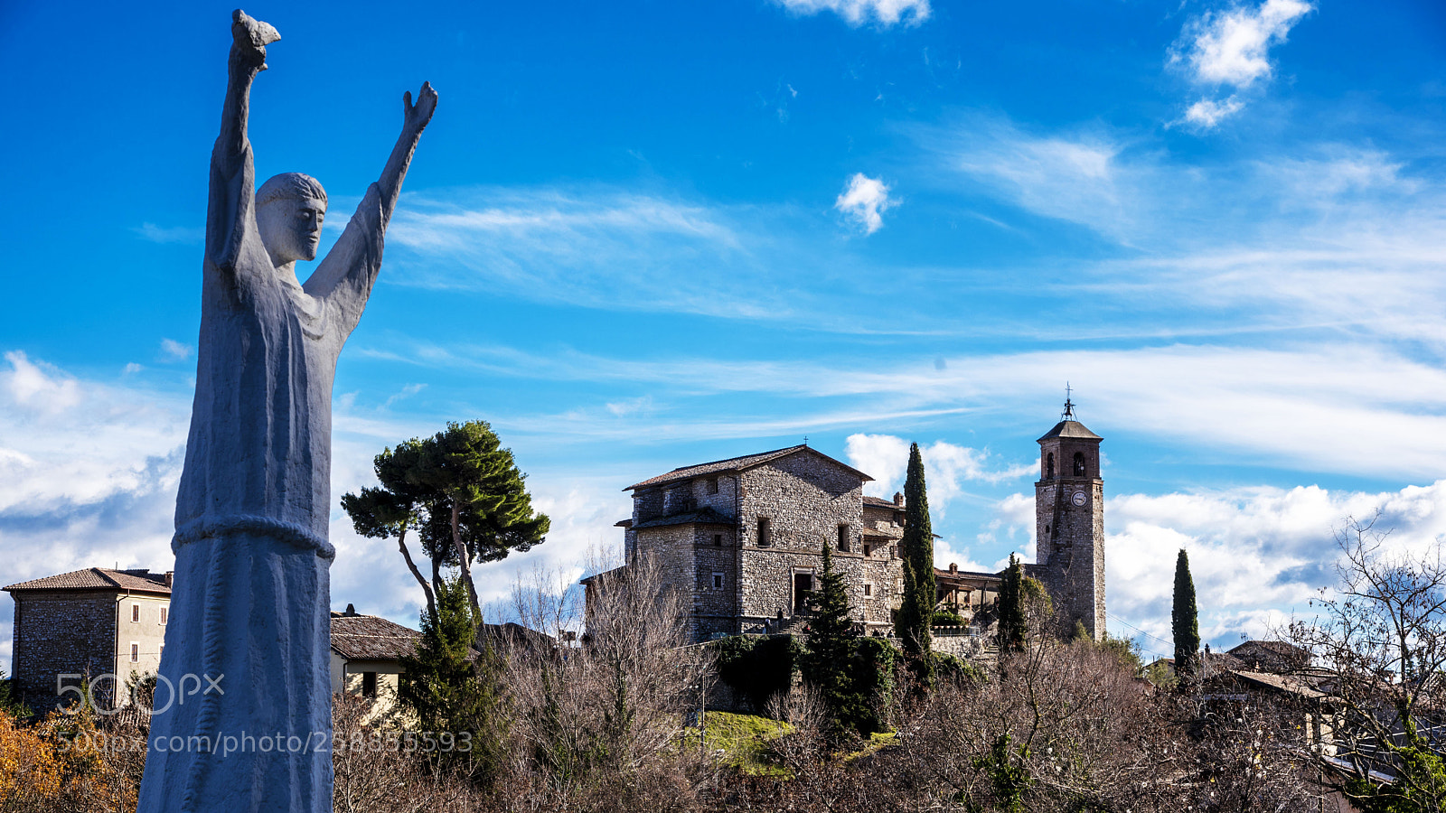 Nikon D750 sample photo. Village of central italy photography