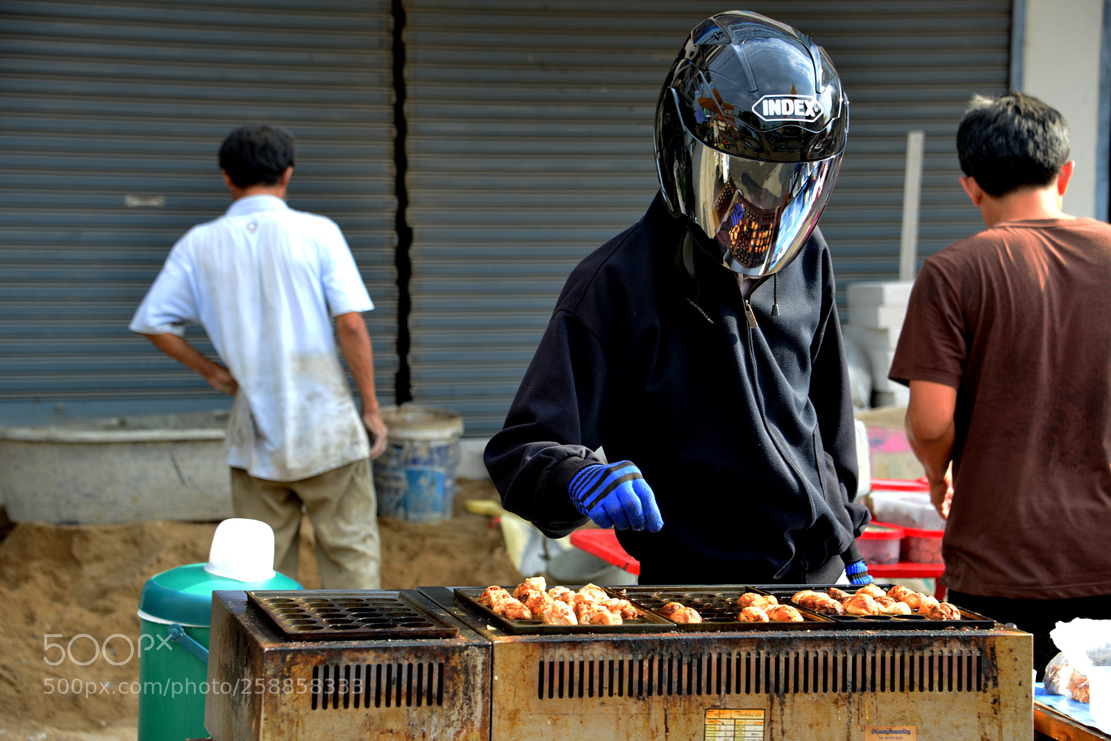 Nikon D800 sample photo. Reflection in the helmet photography