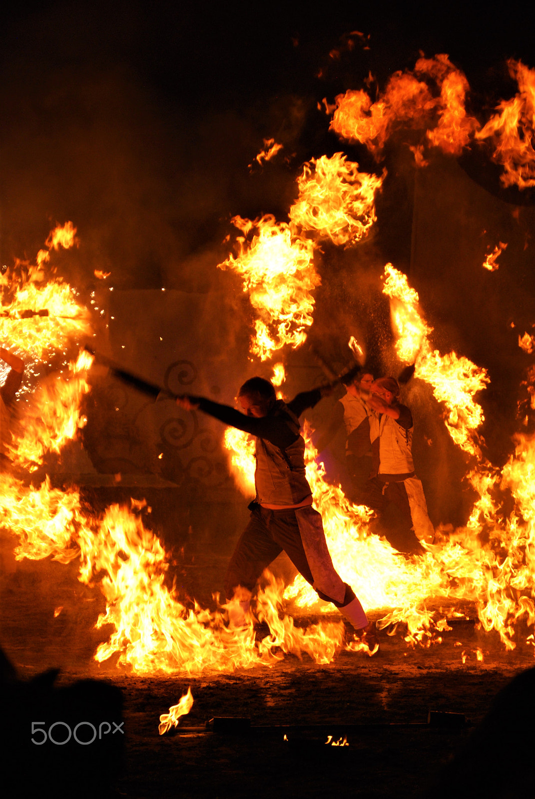 Nikon D60 sample photo. Feuershow @ dortmund (mps) photography