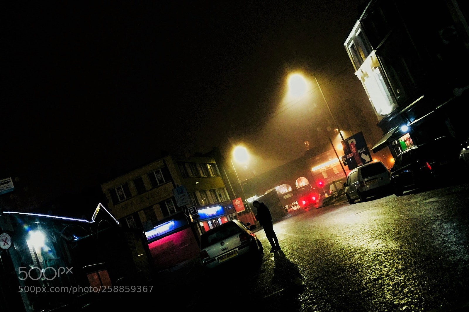 Apple iPhone 6 sample photo. Neon noir photography