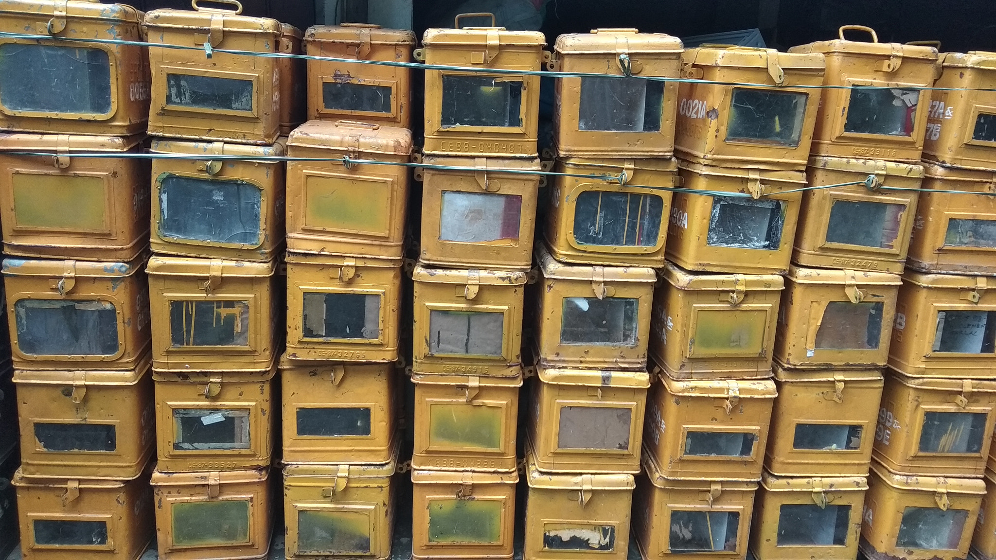 Xiaomi Redmi Note 5A sample photo. Ballot boxes photography