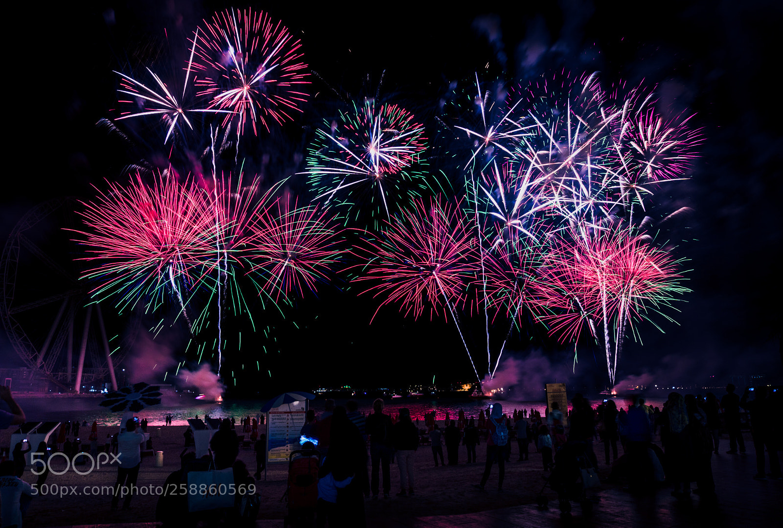 Sony a6300 sample photo. Dubai fireworks photography