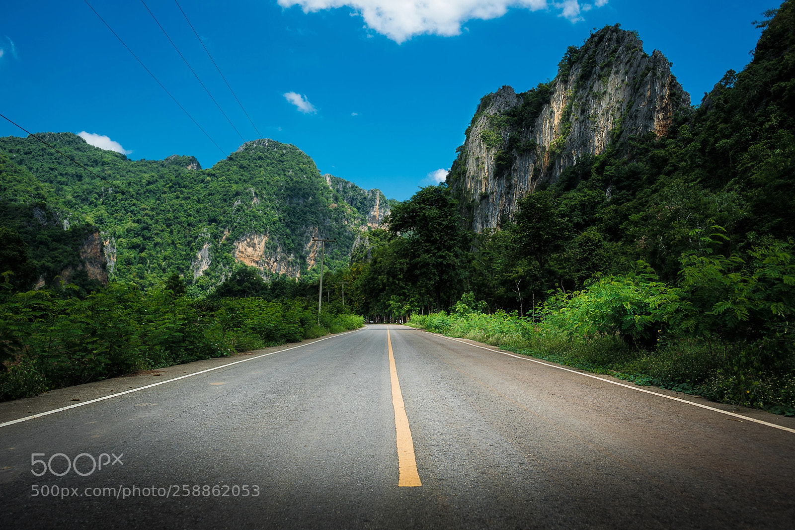 Sony a7 II sample photo. Way to moutains jungle photography
