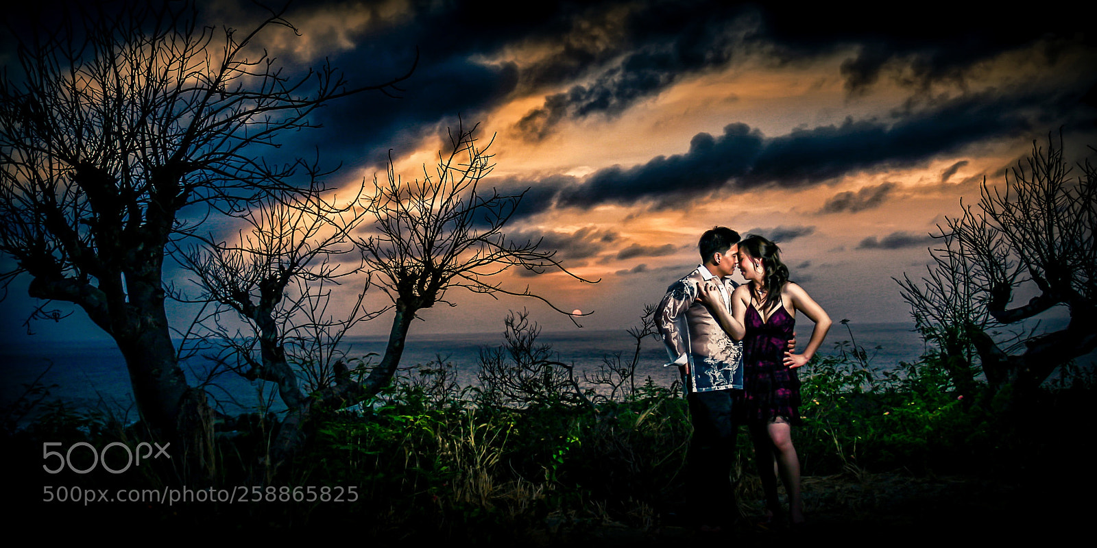 Canon EOS 30D sample photo. Stormy sunset photography