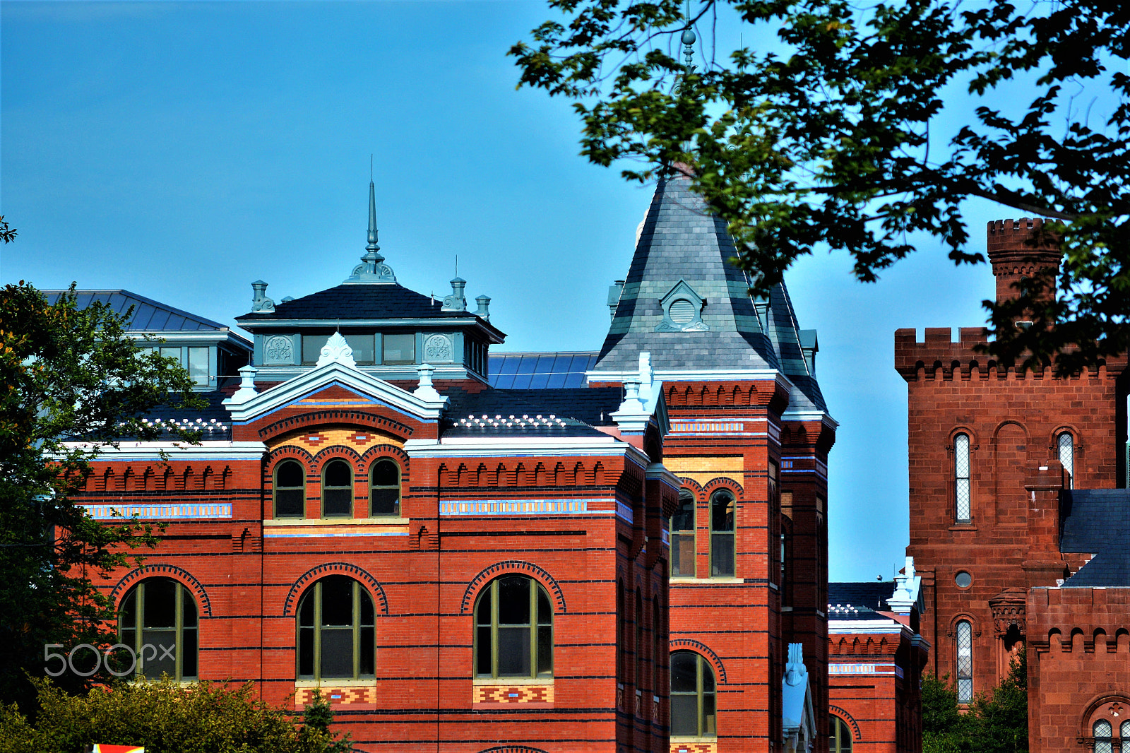 Nikon D5200 sample photo. Smithsonian castle photography
