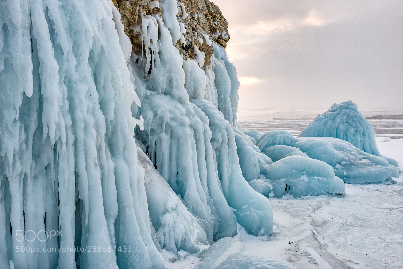 Nikon D800 sample photo. Lake baikal at winter photography