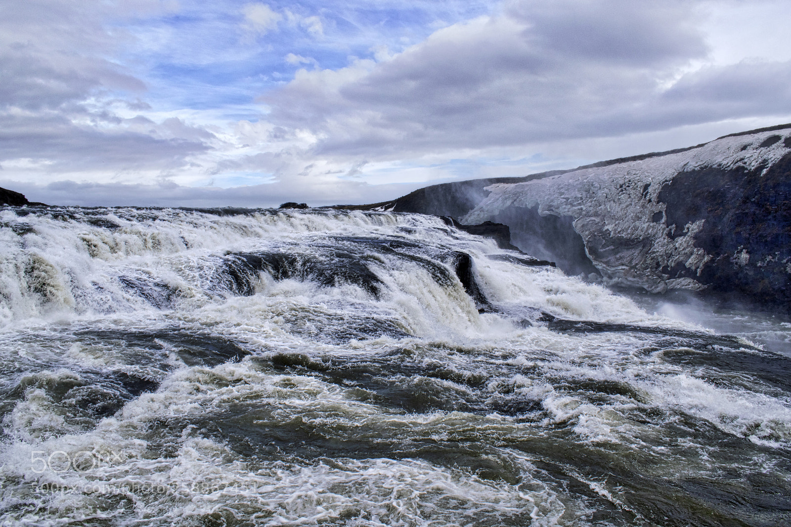 Nikon D3300 sample photo. Partial view of gullfoss photography