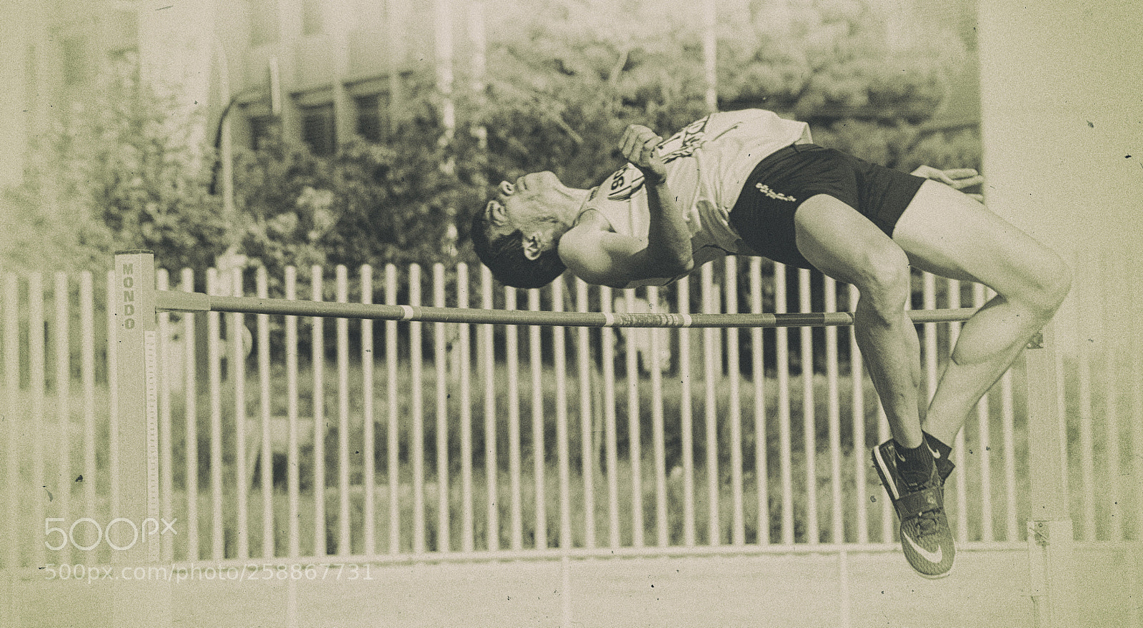 Nikon D3100 sample photo. High jump photography