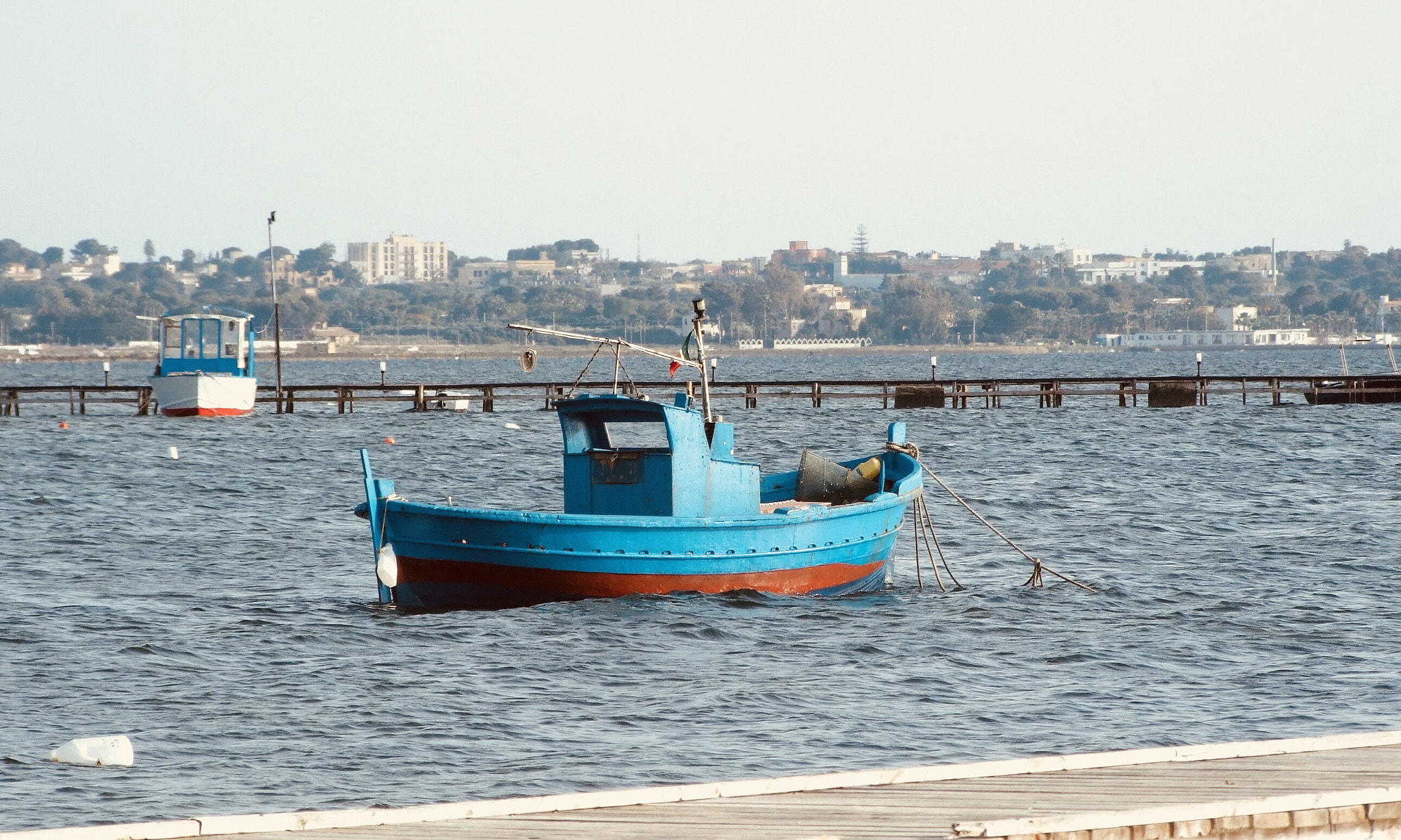 Fujifilm FinePix S6500fd sample photo. The blue boat photography