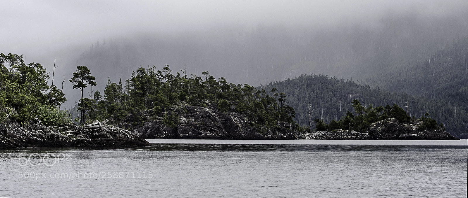 Sony a7R sample photo. Misty islands photography