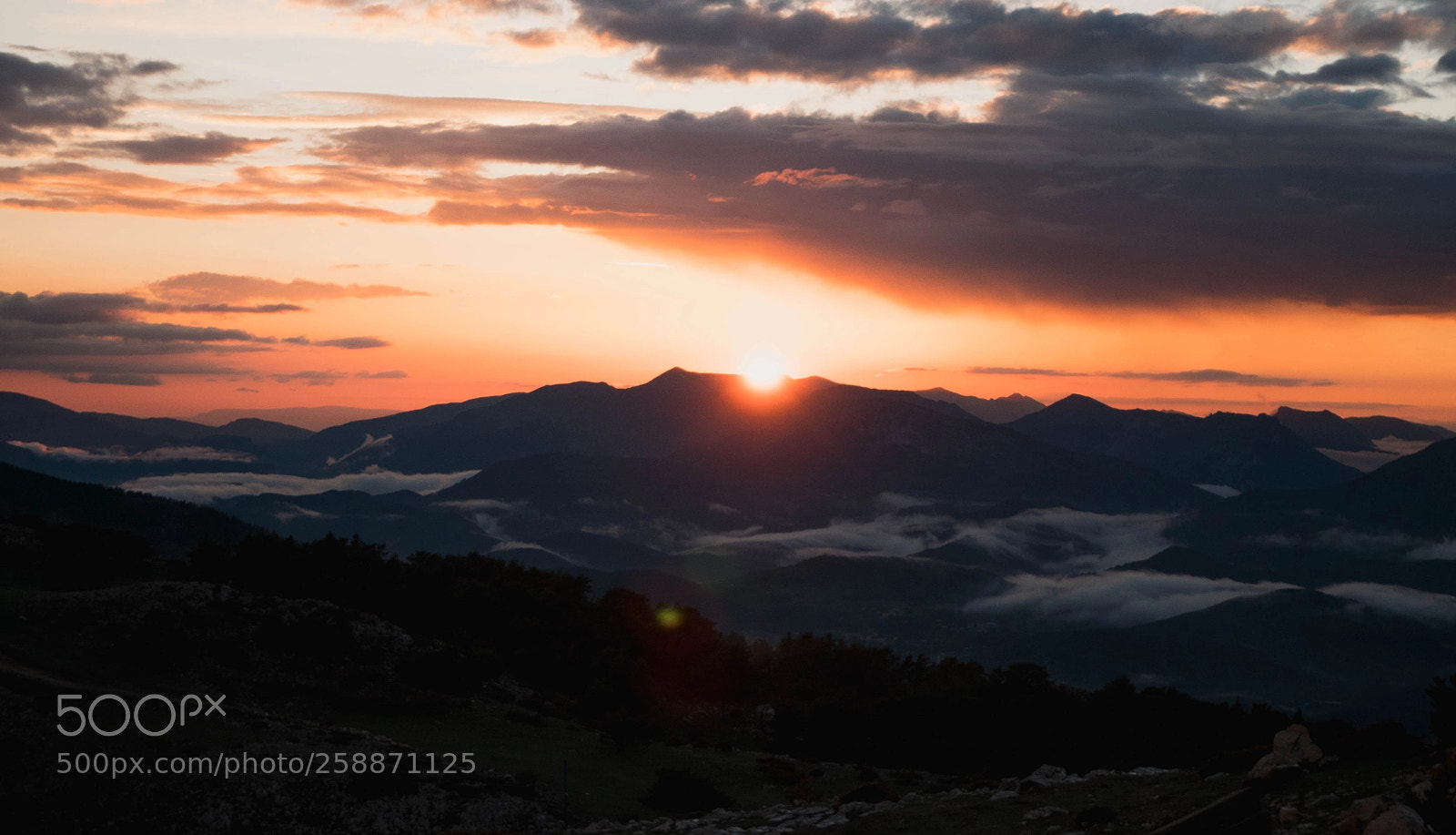 Panasonic Lumix DMC-GX85 (Lumix DMC-GX80 / Lumix DMC-GX7 Mark II) sample photo. Cloudy sunset photography
