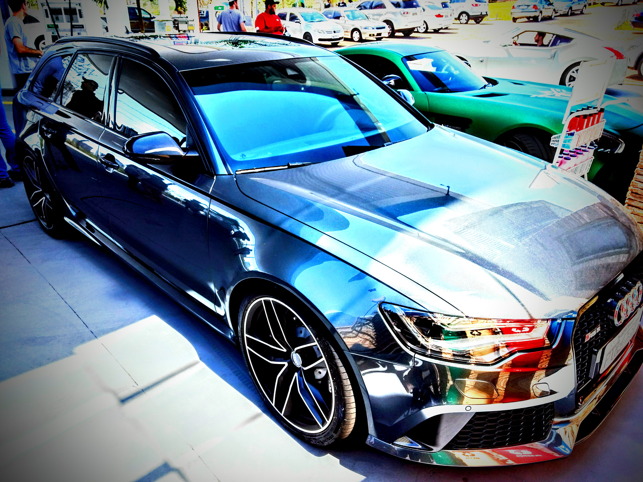 Motorola Moto Z Play sample photo. Audi rs6 photography