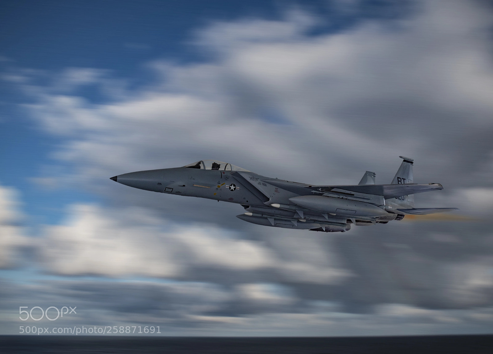 Olympus PEN-F sample photo. Usaf f-15 fighter jet photography