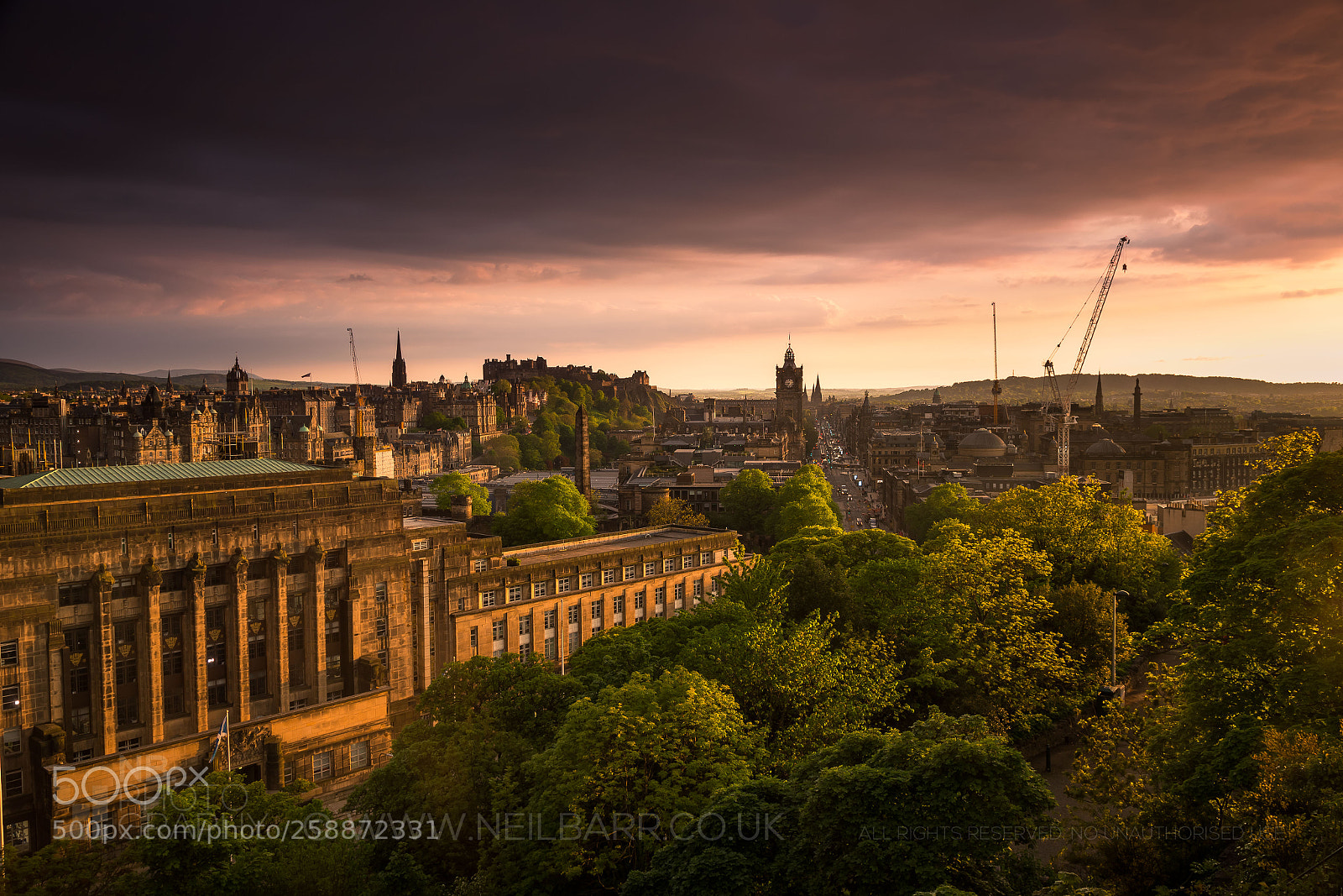 Canon EOS 6D sample photo. Edinburgh photography