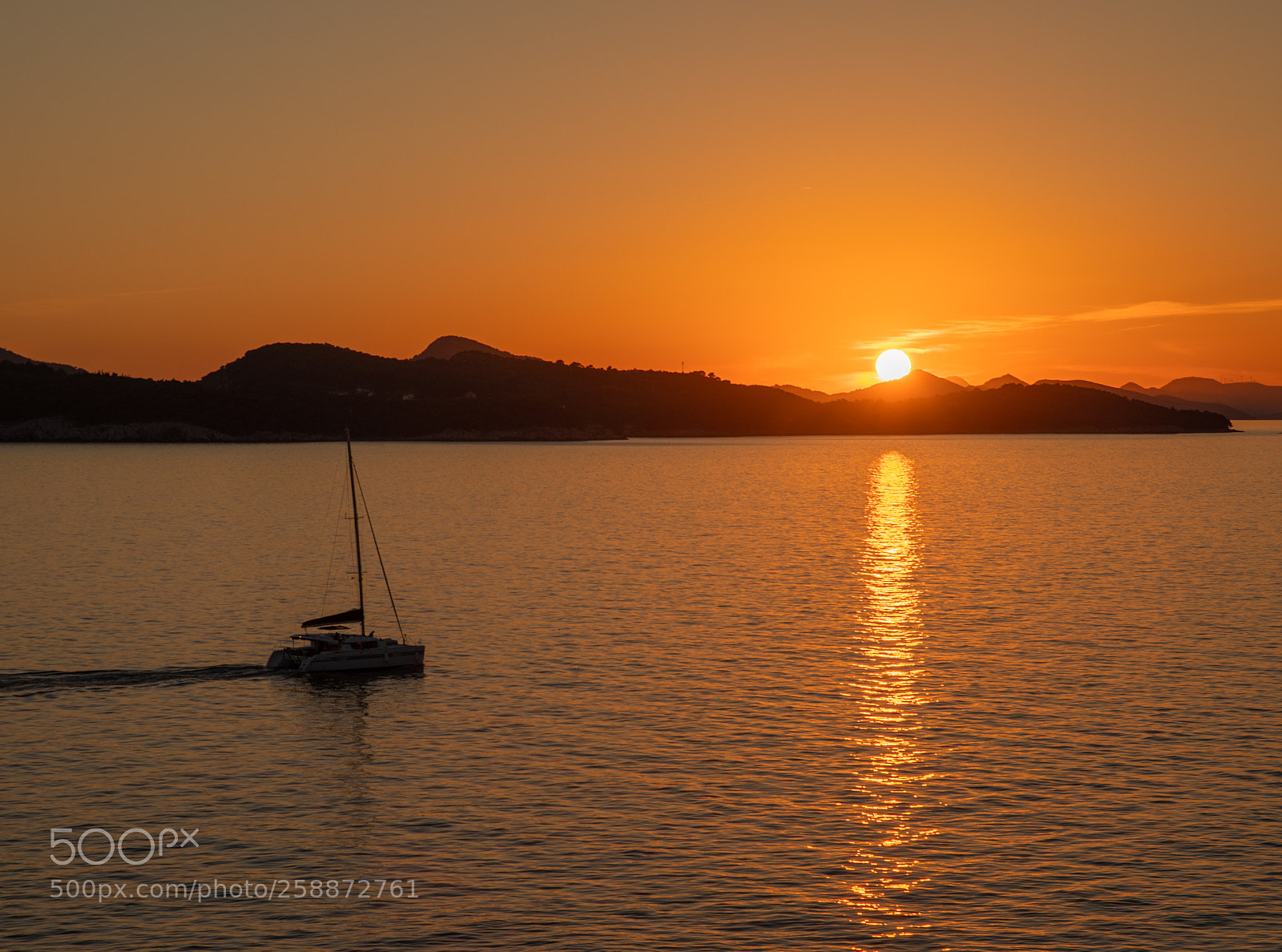 Nikon D850 sample photo. Sunset in croatia photography
